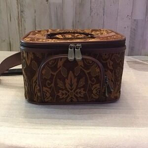 Raviani Gold Tapestry Cosmetic Bag